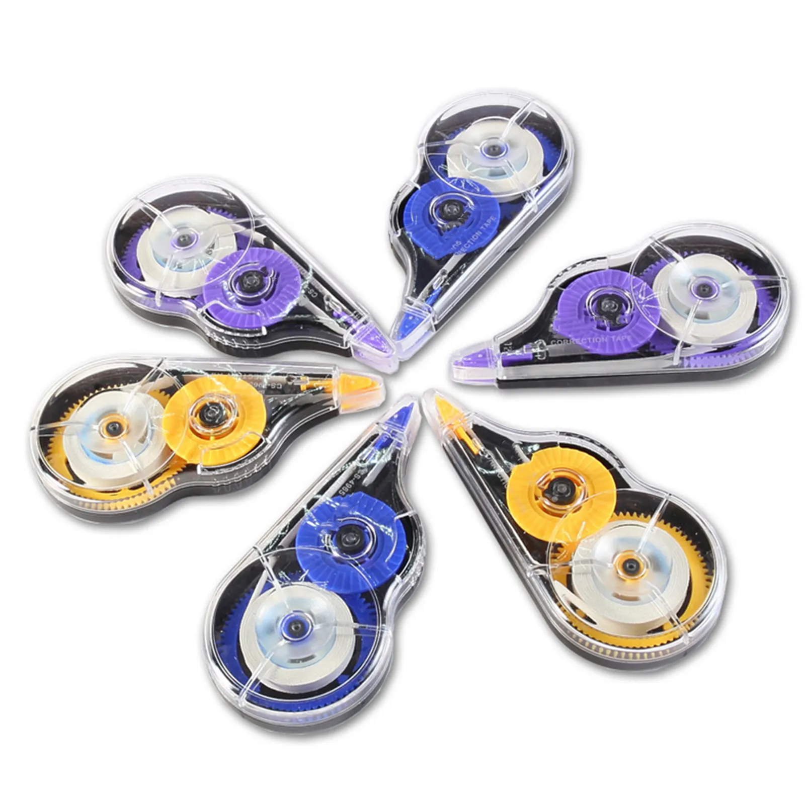 12Pcs Correction Tape for Students School Office Stationery Fast Mistake Fixing Clean Cover for Ballpoint Gel