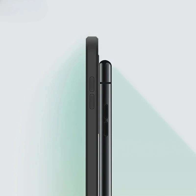 حافظة هاتف حماية للكاميرا من السيليكون السائل لهاتف OPPO Reno12 Reno 12 Pro 12 Pro 5G غطاء خلفي ناعم متدفق