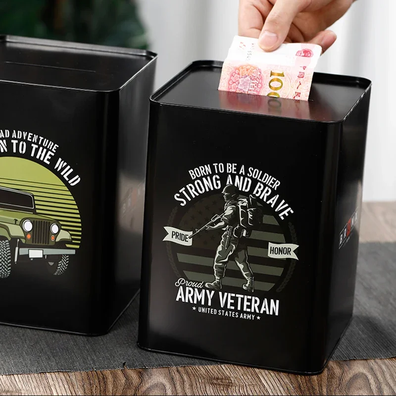 Japanese Piggy Bank Safe Money Organizer Box Mysterious Money Saving Storage Boxes Coins Cash Hiding Case Children's Piggy Banks