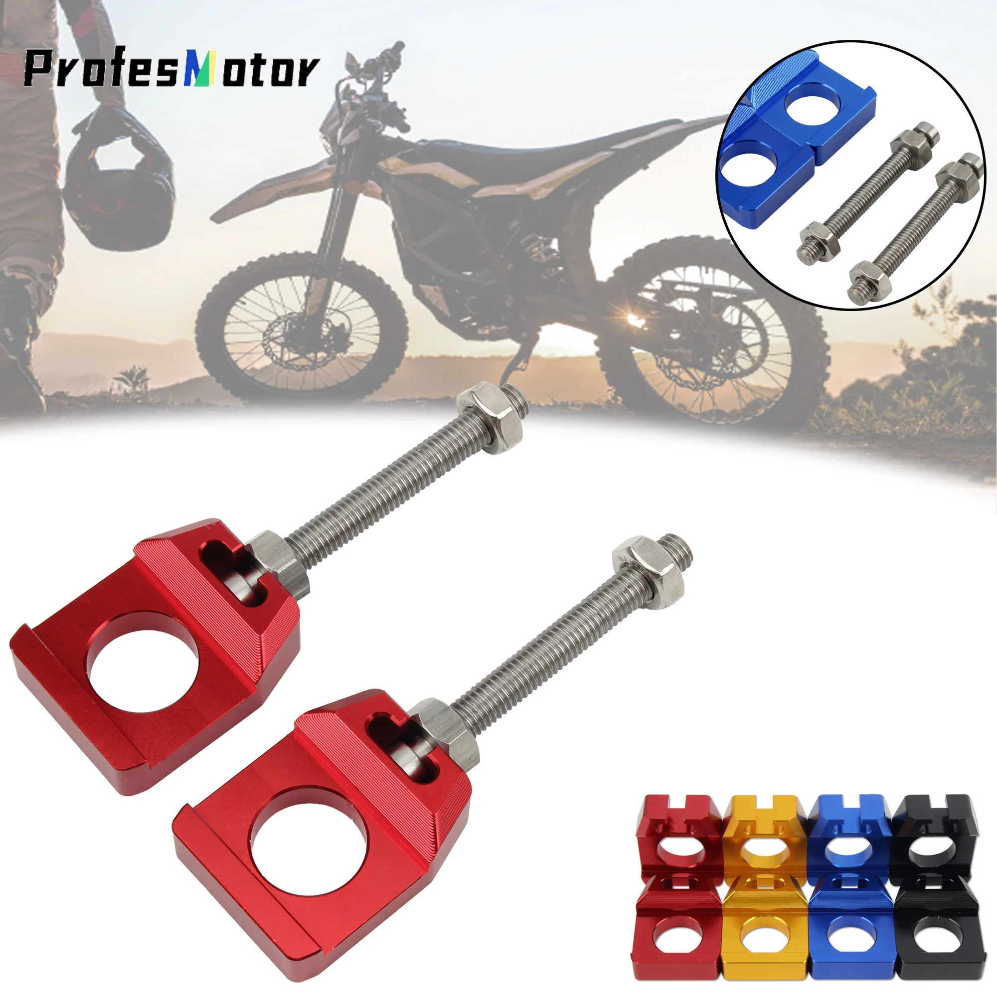 Dirtbike Electric Bike Axle Block Chain Adjuster Bolt Surron Accessories For Surron Ultra Bee Off-Road Accessories Enduro