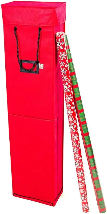 

[Gift Wrapping Paper Storage Containers] - Holds 12 (40-Inch) Rolls | Stores Laying Down Underbed or Standing up in Clos