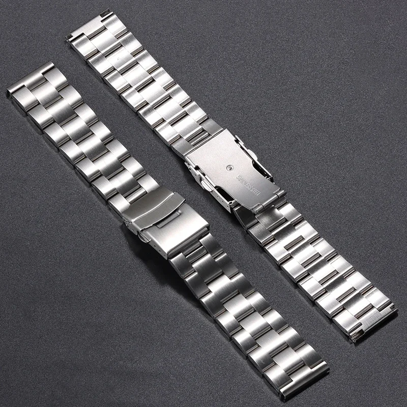 Solid Stainless Steel Strap for Jubilee Oyster Quick Release Bracelet for Seiko SKX007 SKX009 18 20 22mm Universal Watch Band