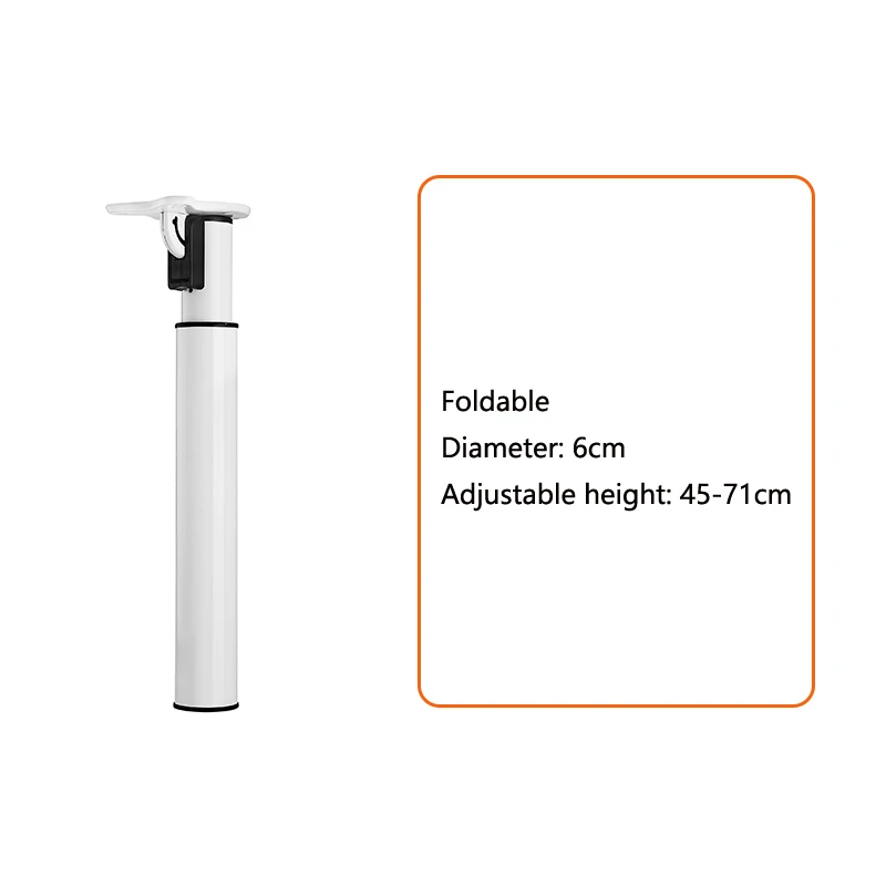 Vouwbalk Voetsteun Kolom 70-120/45-71/55-85Cm Verstelbare Telescopische Tafelsteun Tafelsteun Hardware Beer 120Kg