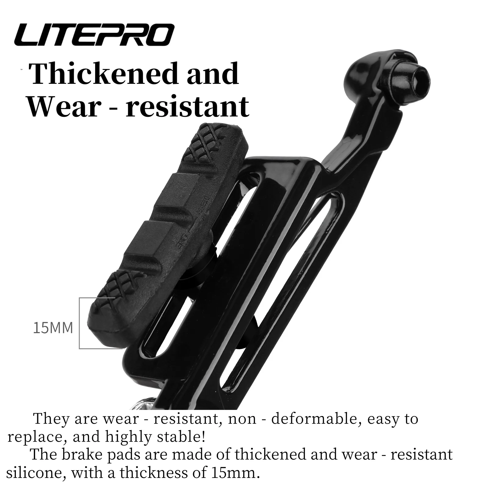 

V тормоз LP Litepro Велосипедный суппорт Складной велосипед Длинный рычаг 412 Модифицированный 14 16 дюймов 406 451 Алюминиевый сплав 110 мм Тормоза Запчасти для велосипеда