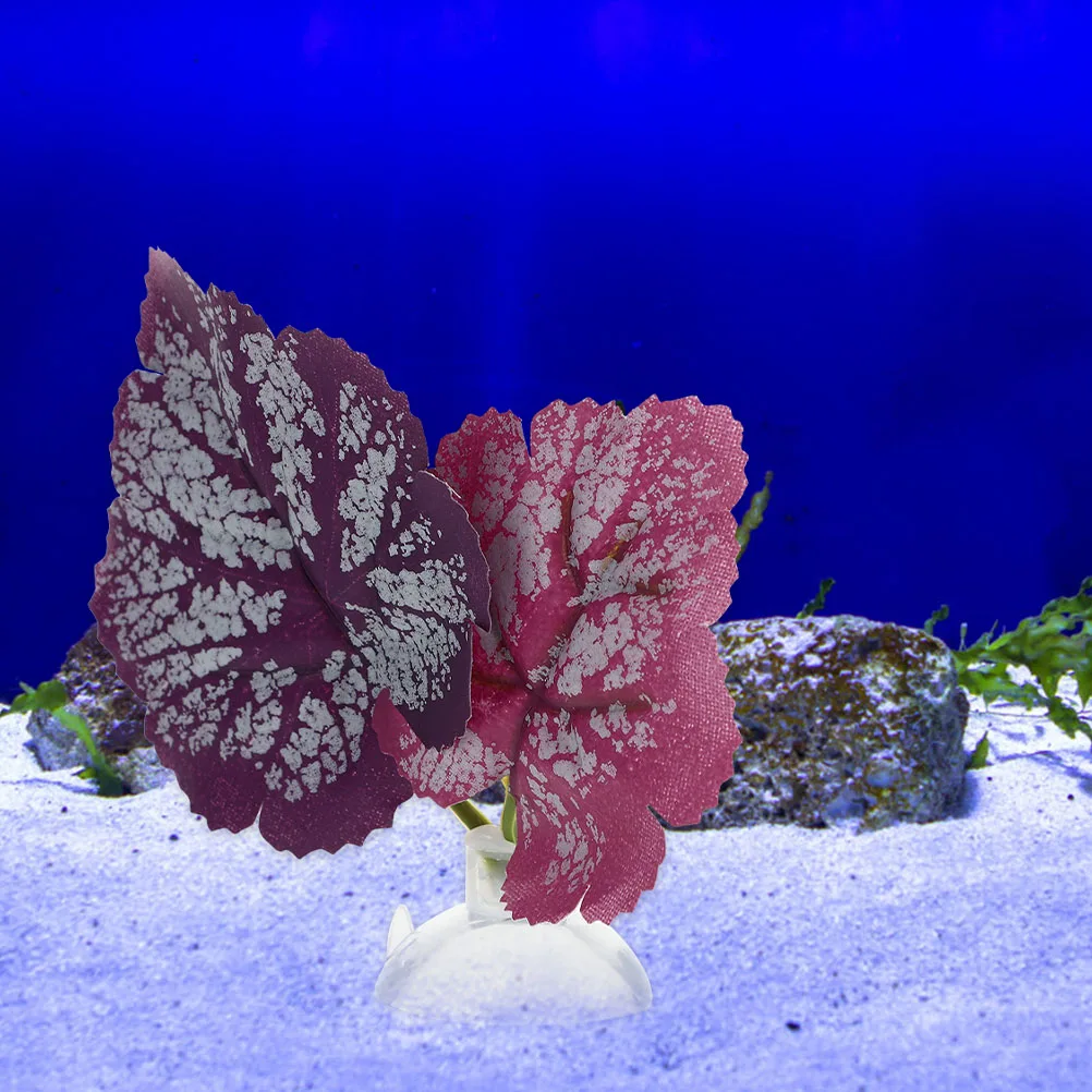 

4Pcs Betta Leaf Hammock Aquarium Leaf Bed Tropical Plastic Resting Spot Fish Tank Decor Suction Cup AttachmentsPet Supplies