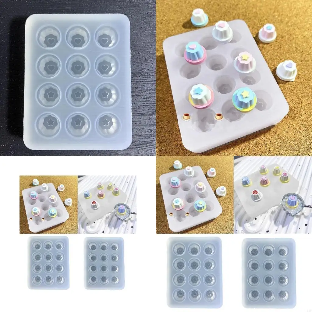 

91AF Silicone Mold Resin Fillers Decorative Crafts Mold Jewelry Making Mold