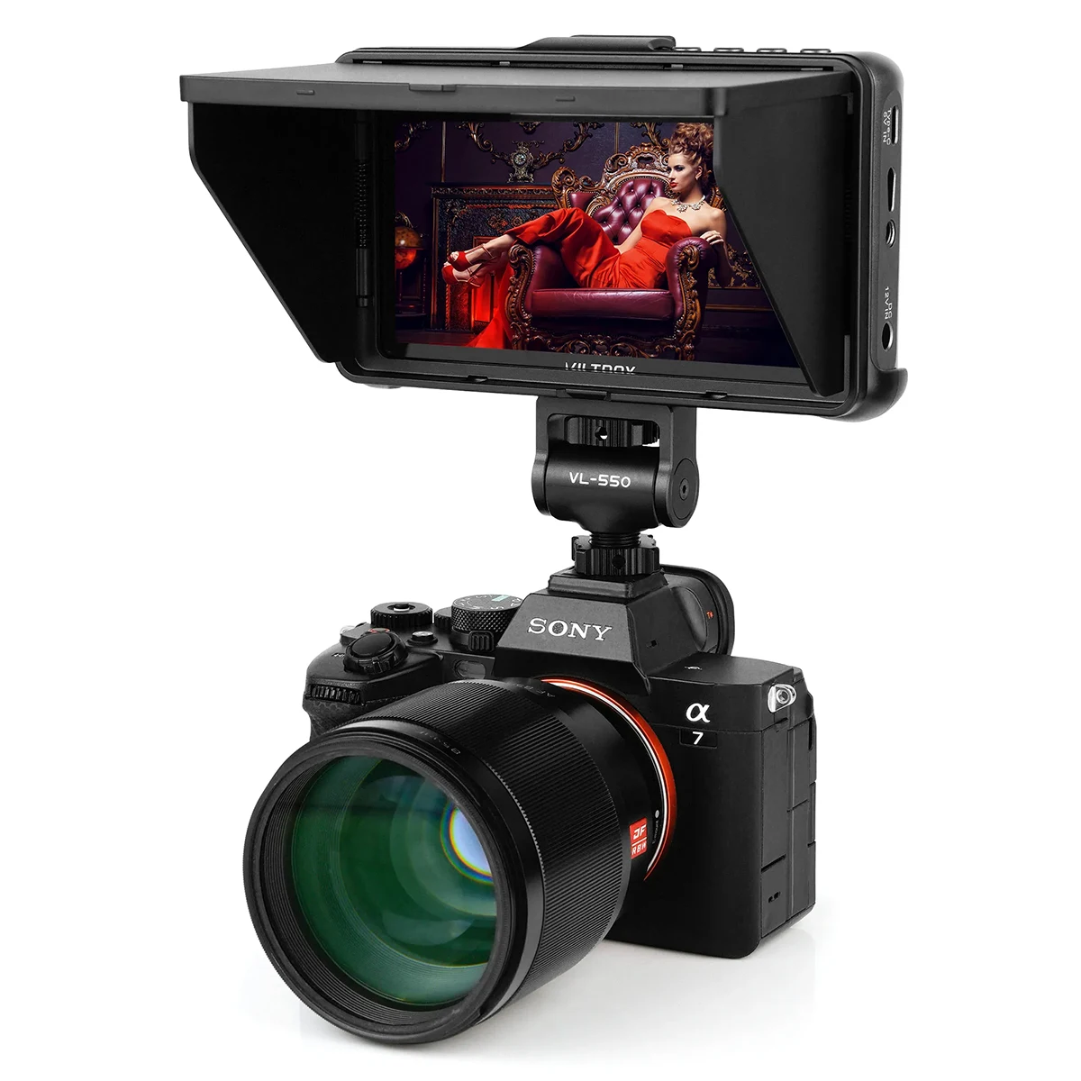 VILTROX DC-550 Pro 5,5'' Zoll Touchscreen 1200nits Tragbarer HD Profissional Director Monitor 4K HDMI für Vlogging-Filmherstellung