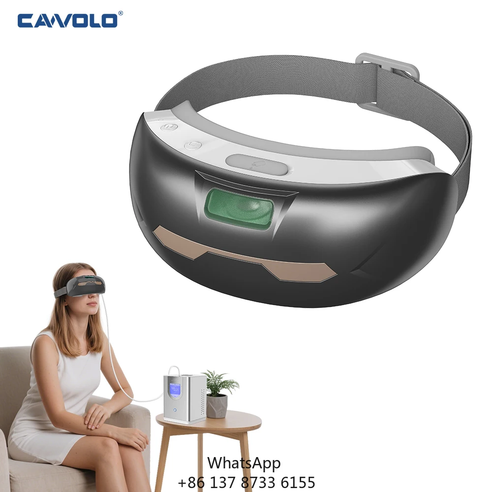 Cawolo Portable USB Hydrogen Eye Spray Therapy Hydrogen Beauty High Tech Hydrogen Eye Massager Equipment With Heat Compression