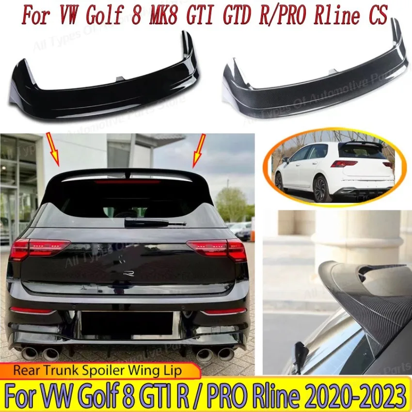 

Rear Roof Spoiler Wing Lip for VW Golf 8 MK8 GTI GTD R Golf 8 PRO Rline 2020 2021 2022 2023 CS ClubSport Style Body Kit Tuning