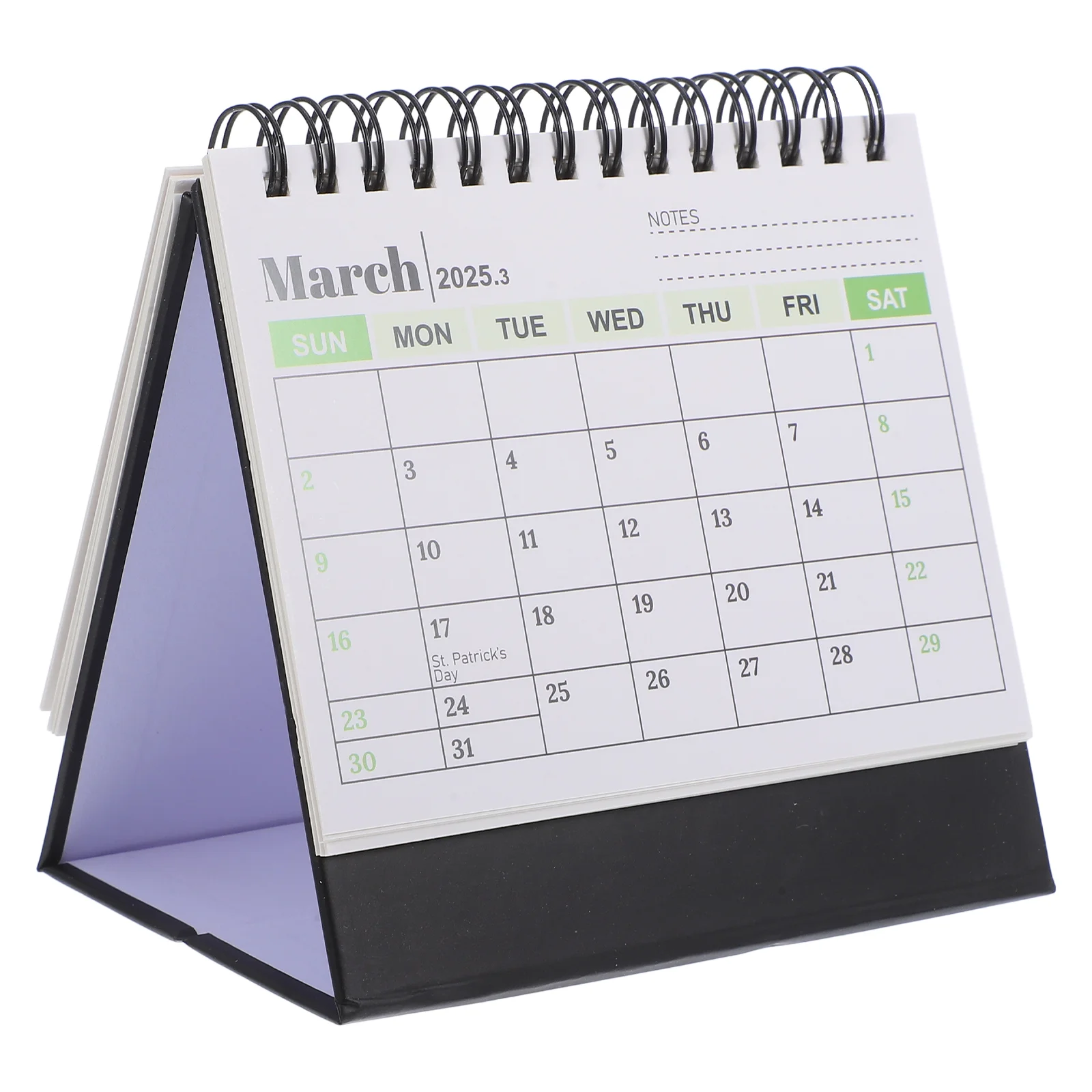 

Small Desk Calendar Mini 2025 Traditional Turn The Page Stand Office Standing Flip