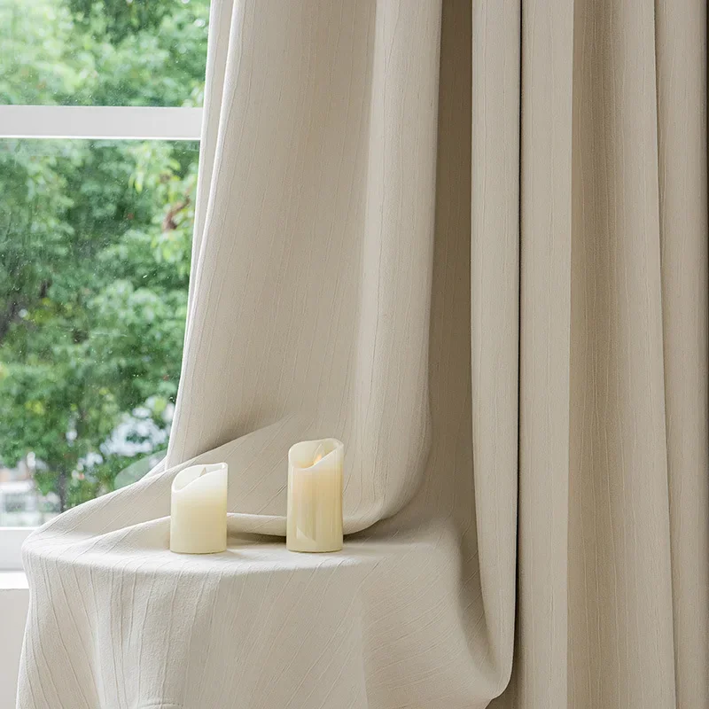 80-90% Blackout Curtains for Living Room Thermal Insulated Bedroom Curtain Sound Reduce Drapes Customs Made Bedroom Curtains