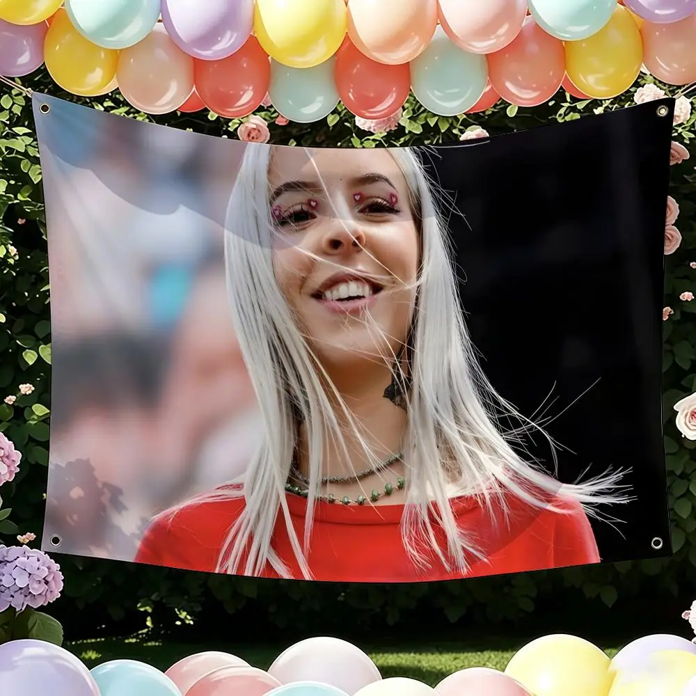 Young M-Miko Rapper Singer Flags Flag Suitable For Party Club Outdoor Interior Wall Art Decoration Banner Gift