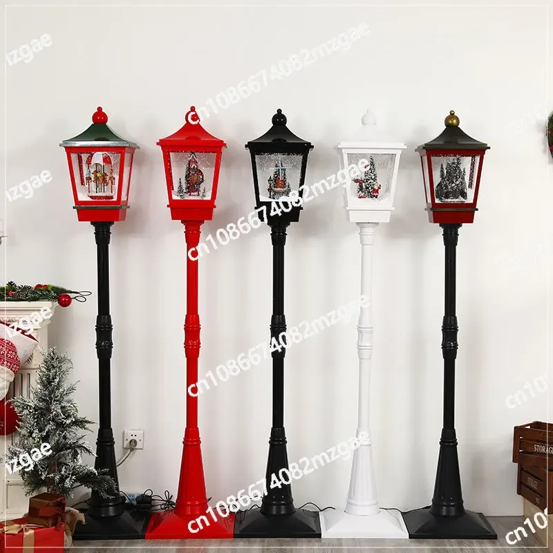 ChristmasNew Snow Windmills, Music Street Lights, Shopping Centers, School Living Room Decorations