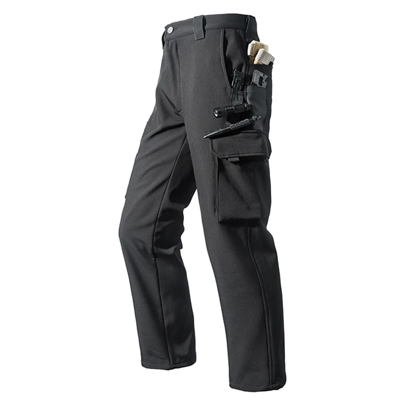 Herren City Gargo Winter Taktische Haifischhautjacken Wanderhose Angeln Klettern Trekking Lässige Jagd Campinghose M-5XL – Detail 16