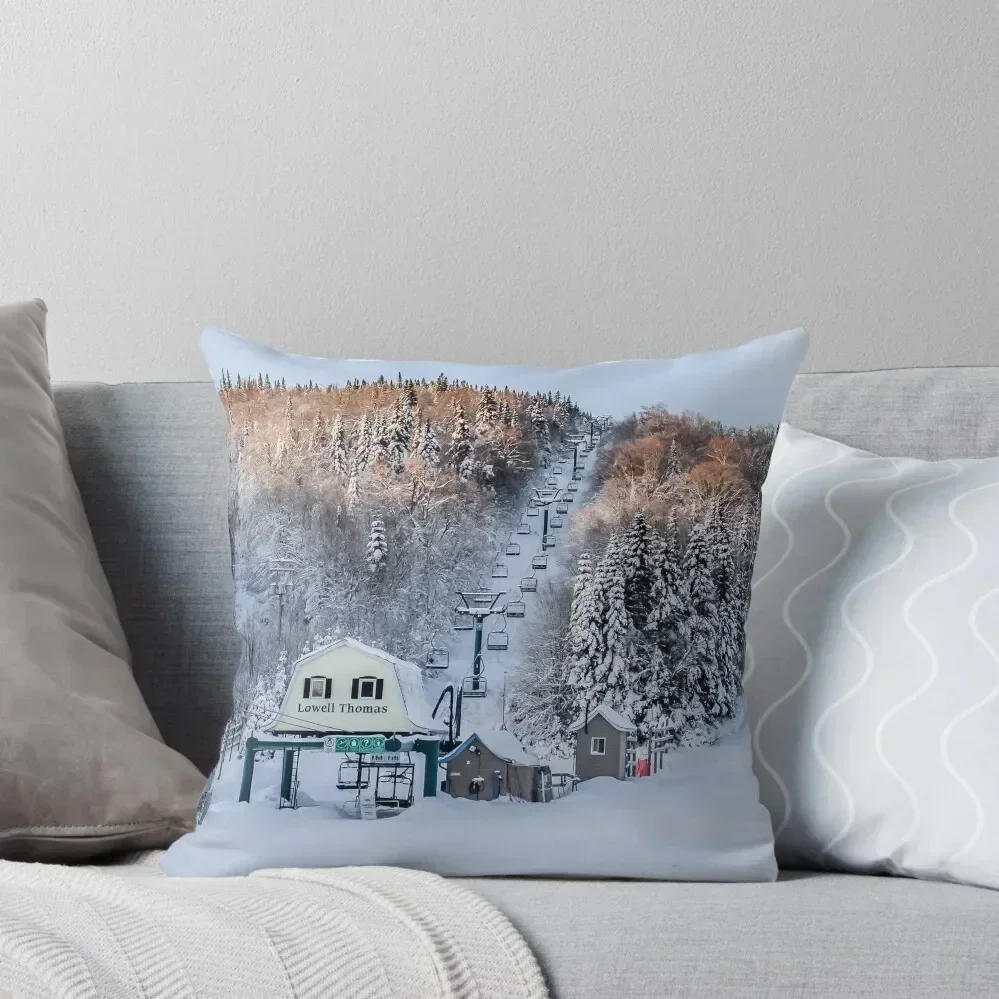 

Mont Tremblant 8 Throw Pillow New year Luxury Pillow Cover pillow