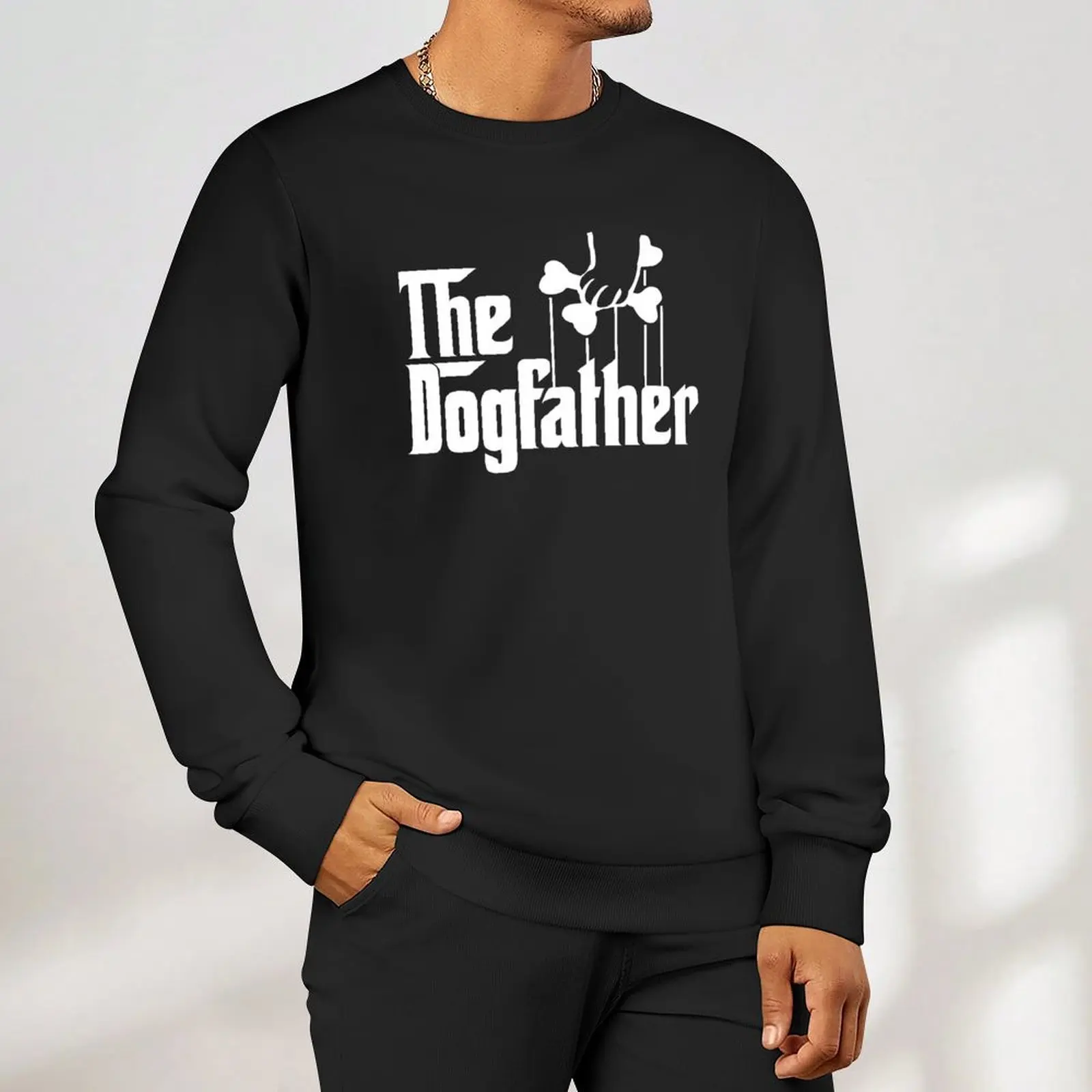 بلوفر Dogfather ملابس شتوية معطف رجالي ملابس جمالية على الطراز الياباني