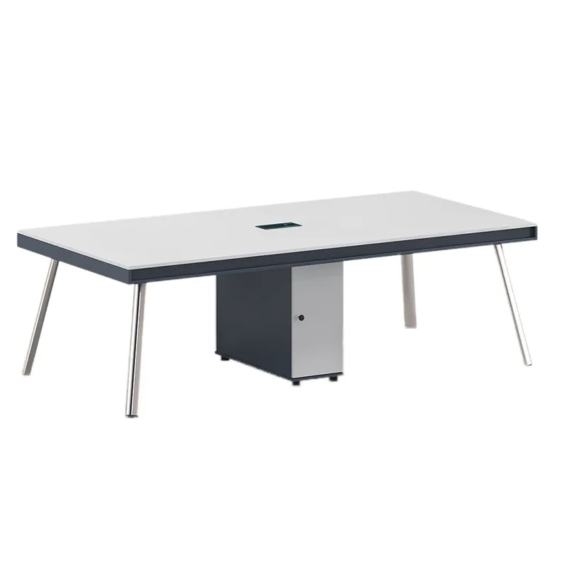 Simple Reception and Negotiation Conference Table Staff Training Table Multi-Person Table and Chair Combination Wholesale