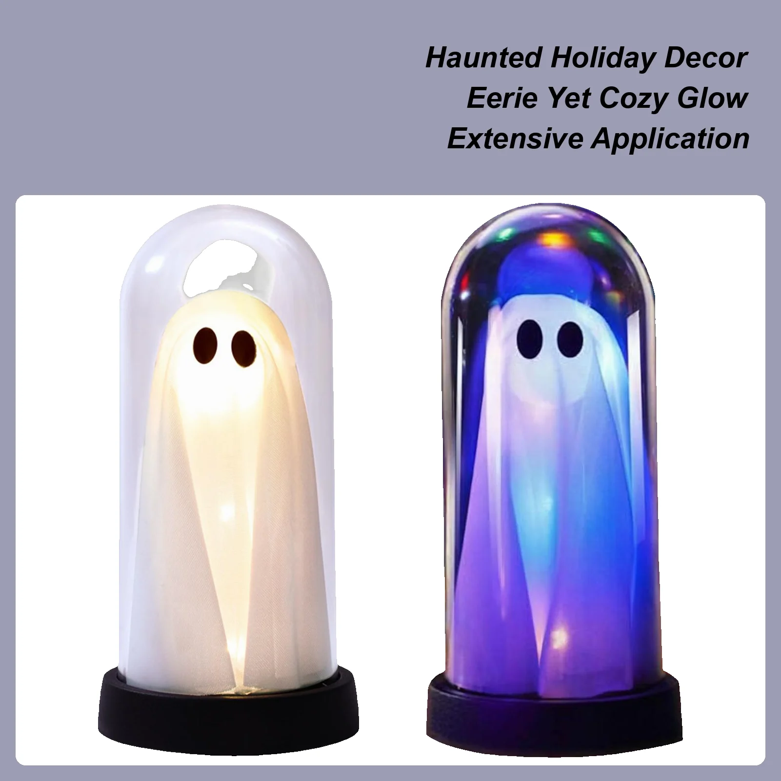 

Light Up Ghost Gothic-Style Table Decor Ghost With LED Light Creepy Home Accents Eerie Halloween Decoration For Indoor Outdoor