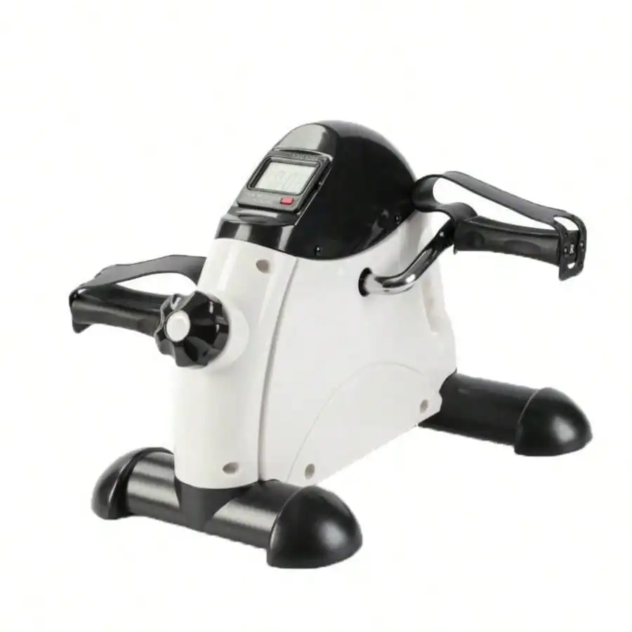 Mini Exercise Bike, Under Desk Bike Pedal Exerciser Portable Foot Cycle Arm & Leg Peddler Machine With LCD Screen Displays view 5
