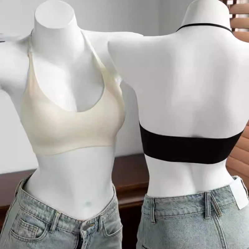 New Seamless One-Piece Backless Beauty Bra Gather Underwear No Steel Rings Bra Sexy Women's Intimates Thin Non 3 Ways to Wear It