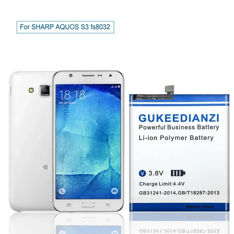 HE349 Mobile Phone Battery For SHARP AQUOS S3 fs8032 3850mAh High Capacity