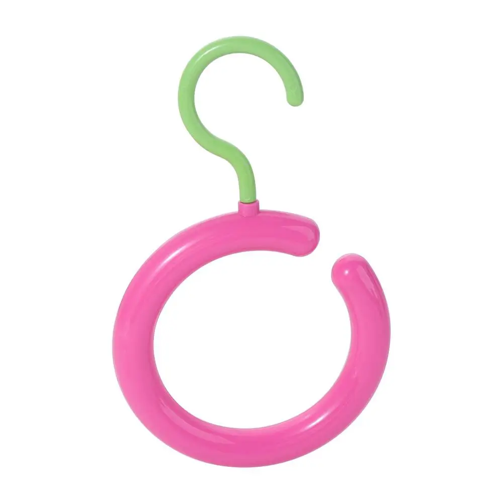 Circular Round Scarf Tie Hanger Hat Rack Space Saving Clothing Hanger Tie Storage Display Rack Clothes Storage Hook Home