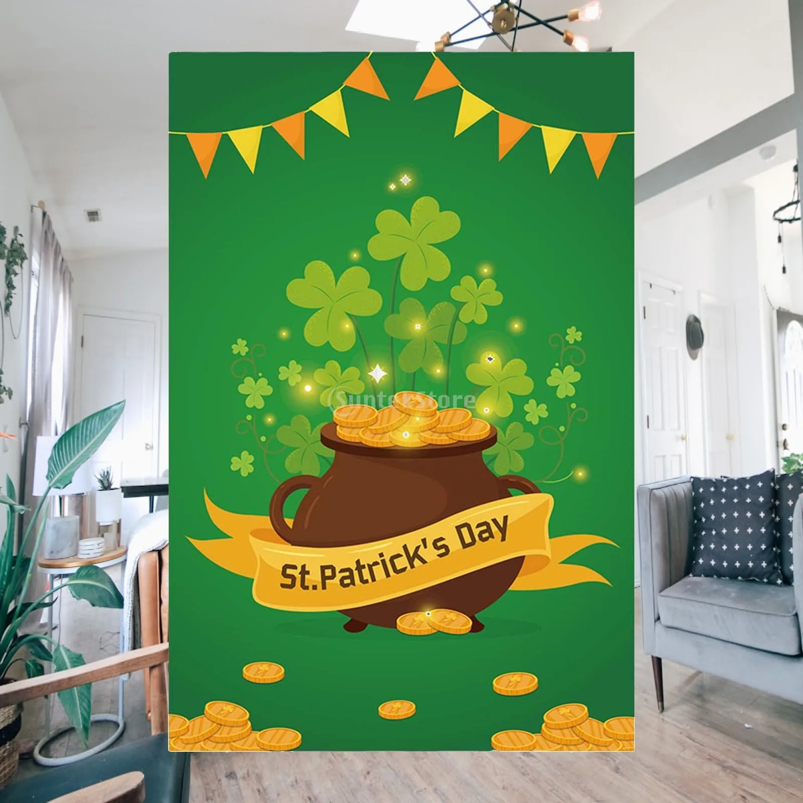 St Day Garden Flag Lawn Outdoor Banner Double Sided Polyester Decoration Suitable for Porch Balcony Deck Yard