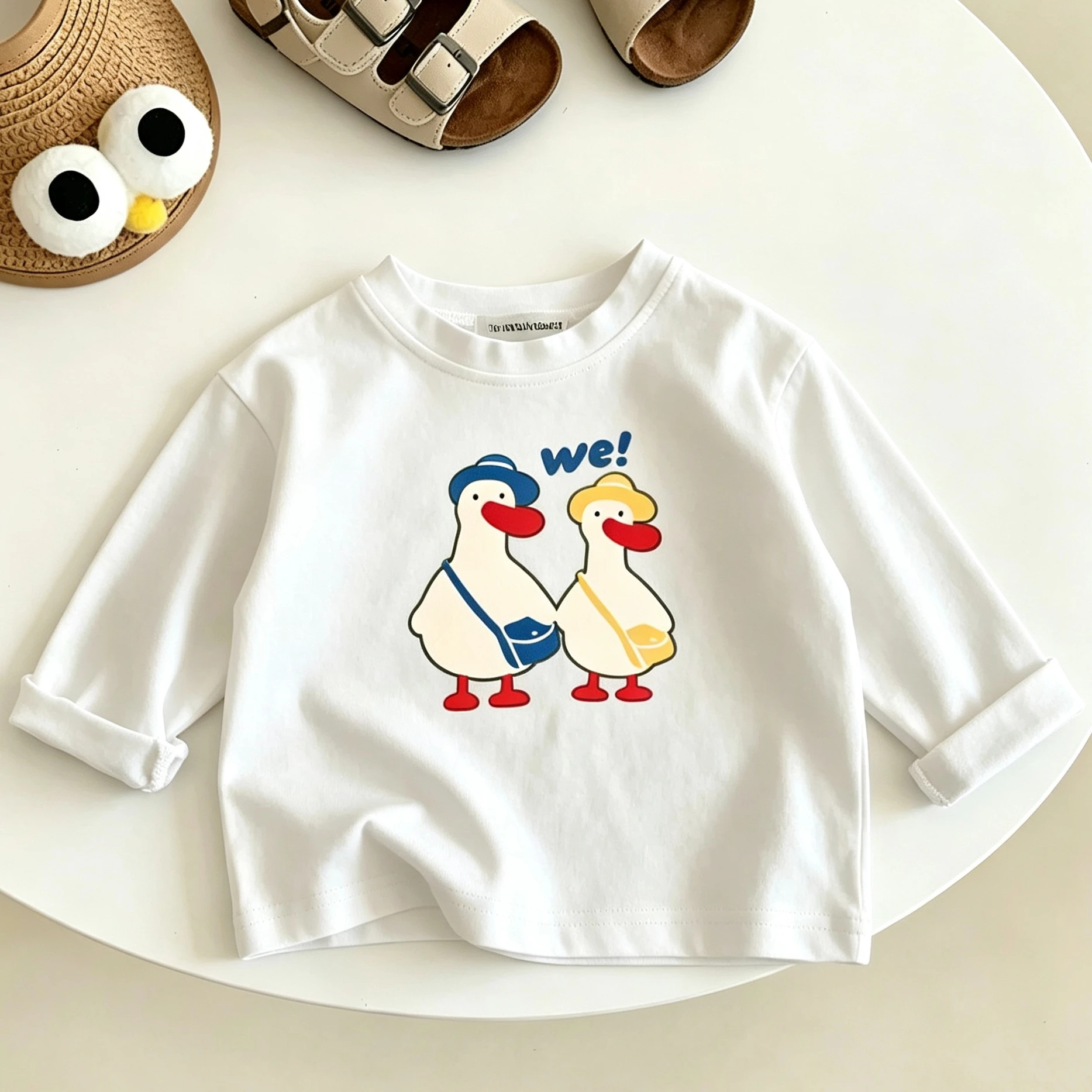 New Pure Cotton TShirt Crewneck Pullovers 2026 Spring Summer Clothes Boys Toddler Fashion Casual Long Sleeve Thin Cotton Tees