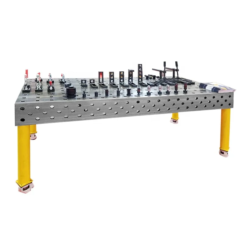Welding Platform Positioning Porous Welding Cast Iron Robot Workbench 2D Plate Tooling Fixture