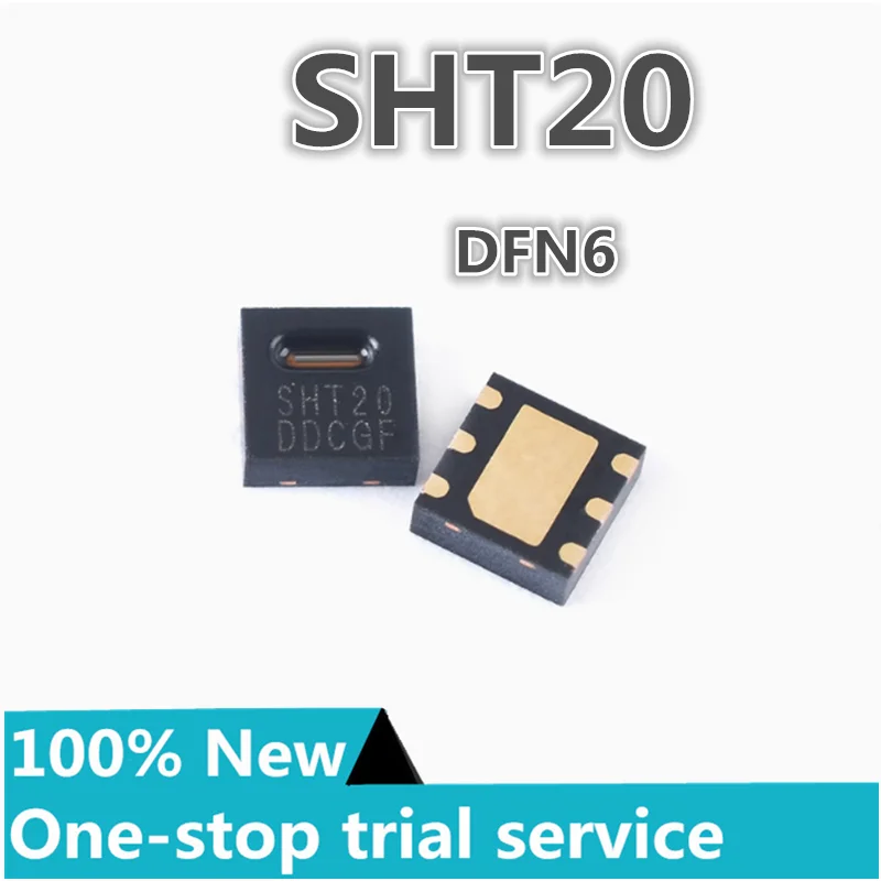 1-20pcs %new stock SHT20 SHT21 SHT25  DFN6 digital temperature and humidity sensor IC chip