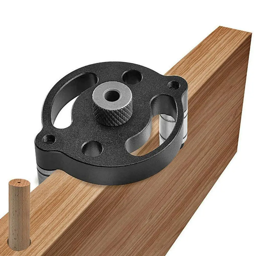 2-10mm Hole Puncher Locator Vertical Pocket Hole Jig Self Centering Dowelling Jig Hole Puncher Locator Drill Guide Woodworking