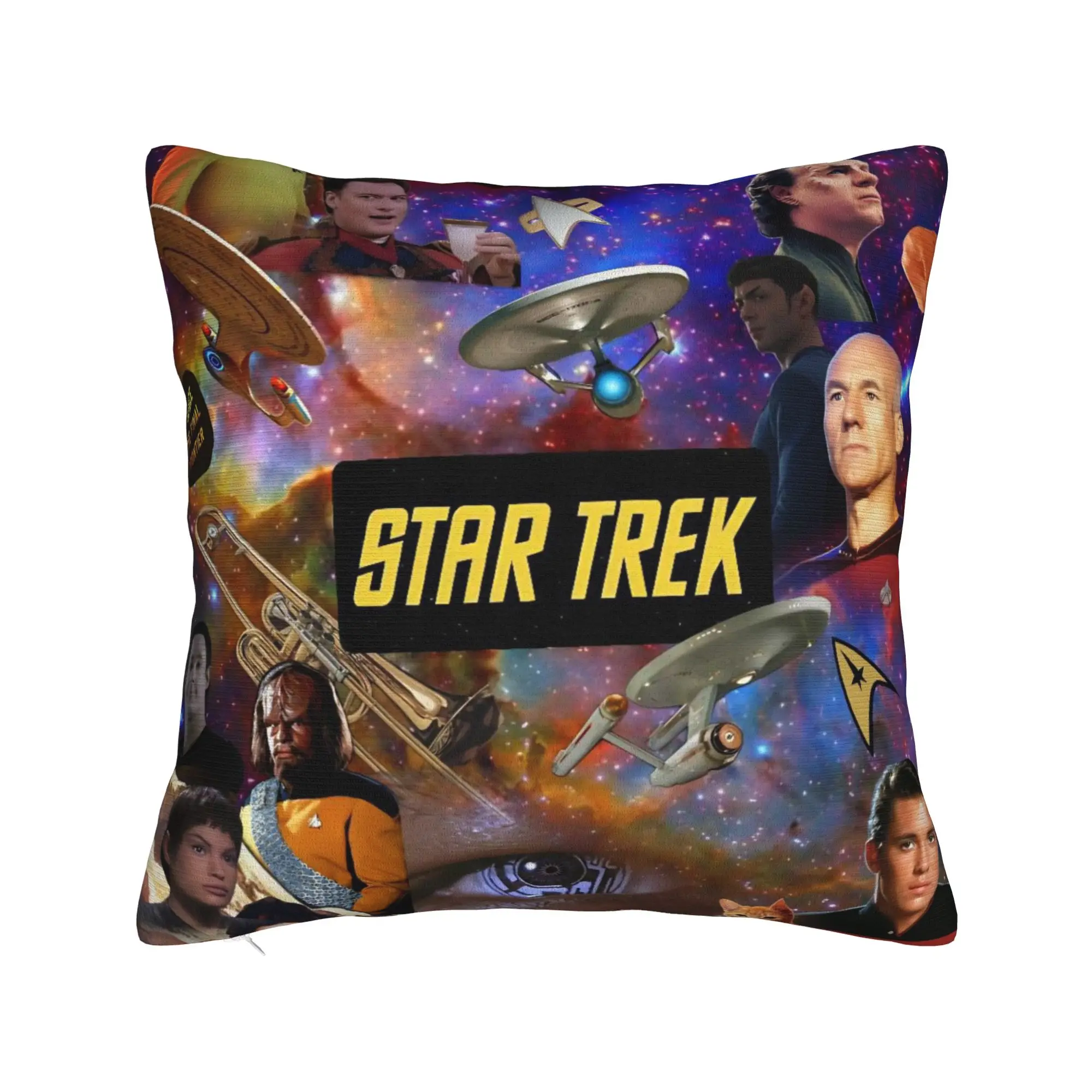 Decorative Pillow Cover Stars Treks Merch Home  Throw Pillow Case Cover Square Multi Size