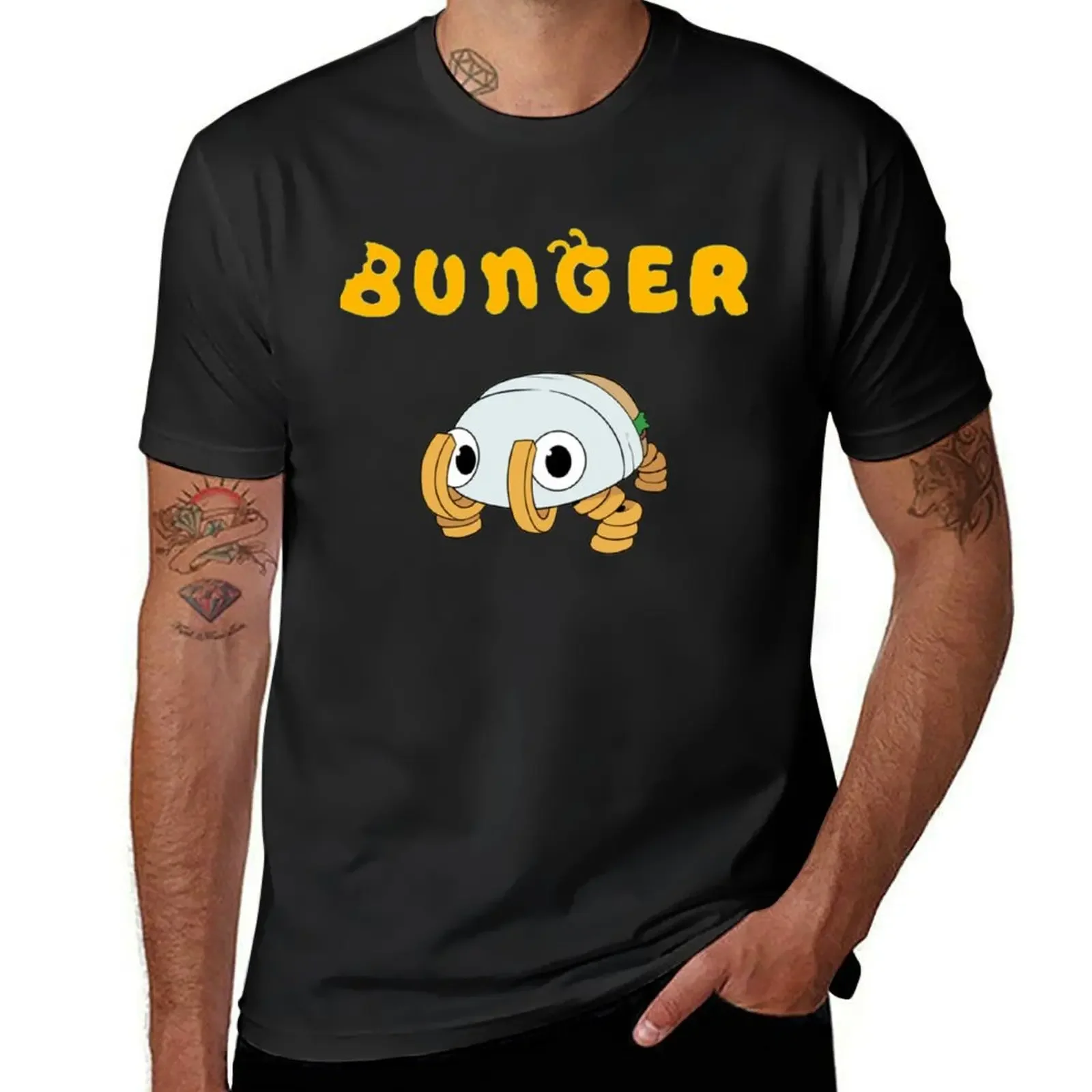 Bugsnax Bunger Gift Idea For Fans T-Shirt customs graphics Short sleeve tee oversizeds men t Informal manga Sweatshirt vintage