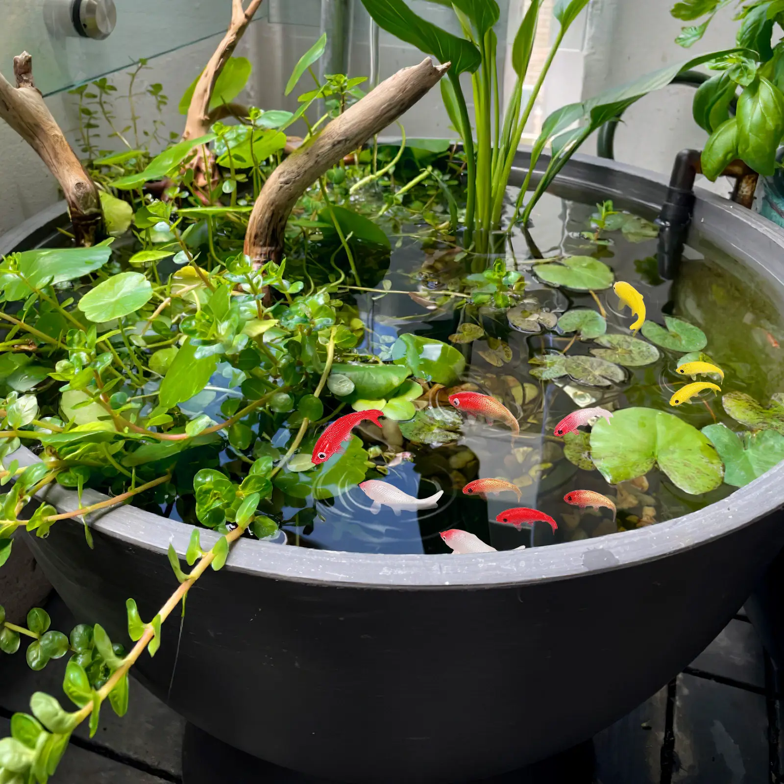 10 stuks miniatuur fantasierij - Aquarium Fish Colorful recensie en prijs