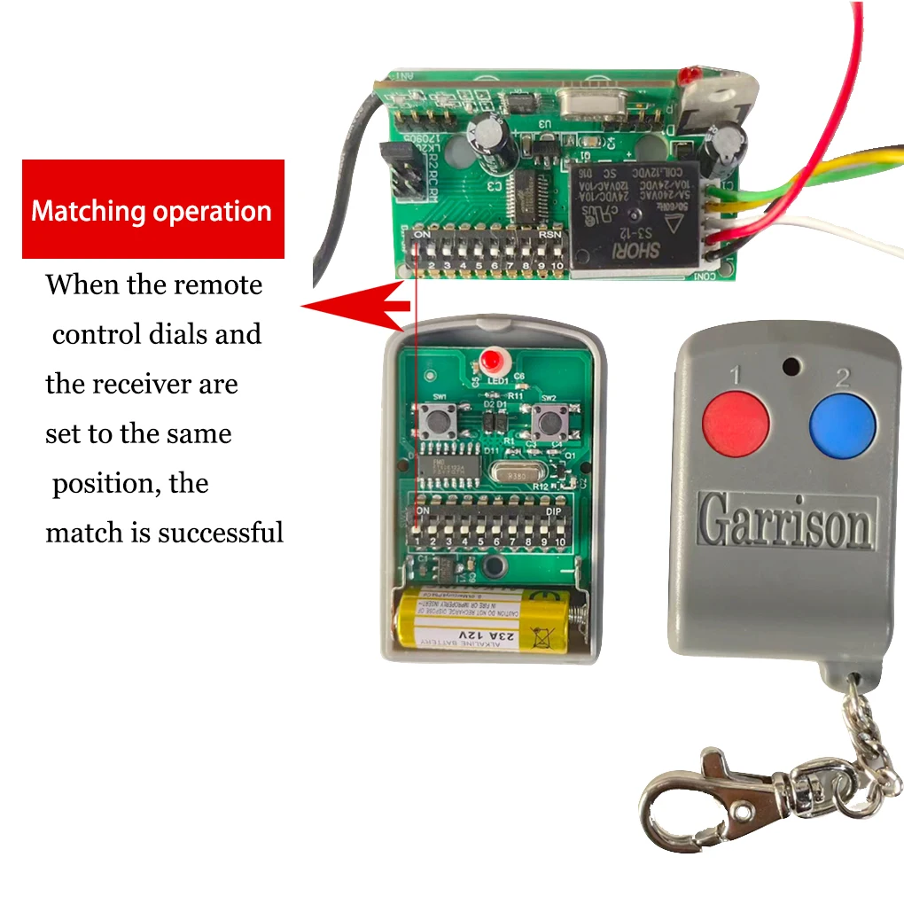 Garrison Remote Control 2 Button Garage Door opener