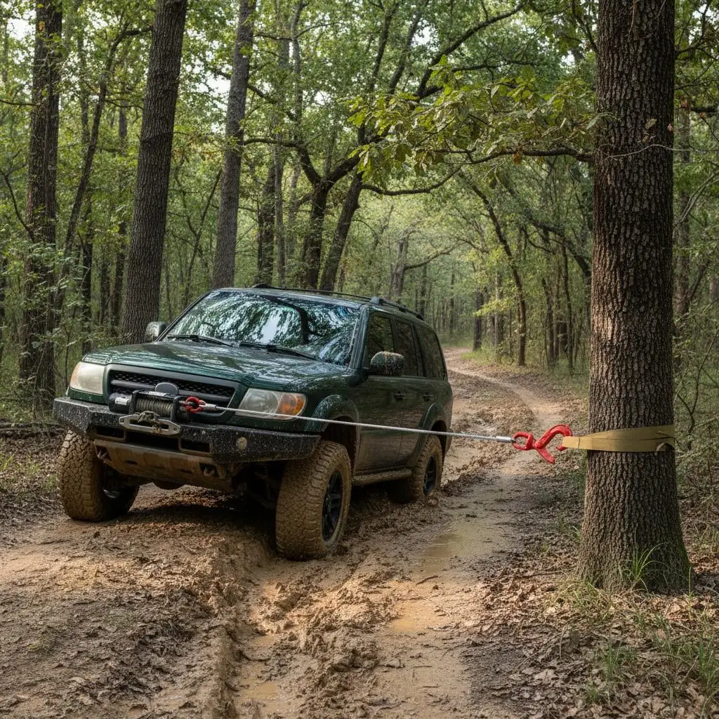 

Оцинкованный стальной трос 3/8 дюйма x 50 футов для внедорожников, грузовиков, тяжелых условий эксплуатации, с поворотным крюком, прочность на разрыв 15 200 фунтов, M