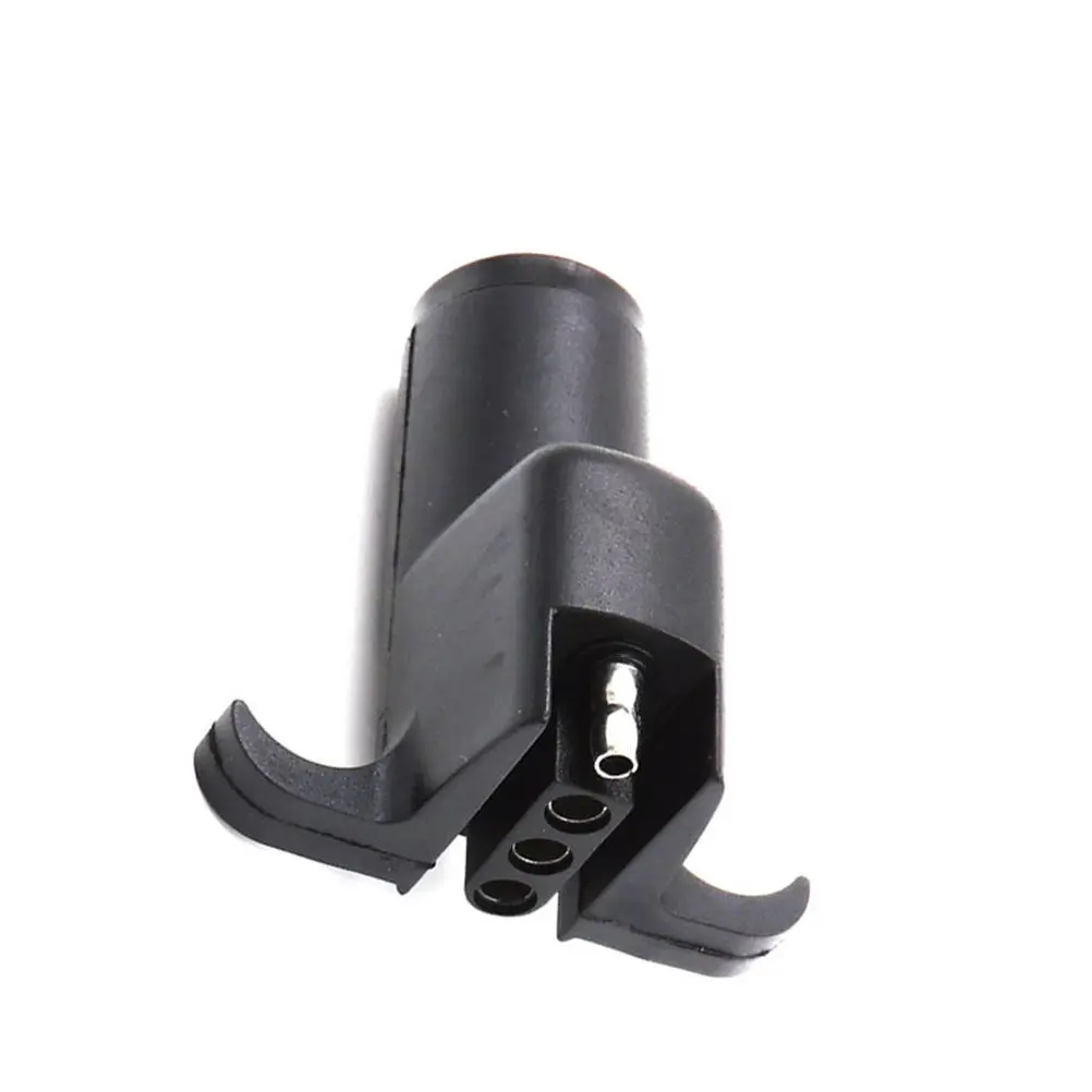 

1Pcs 4 Pin Trailer Adapter Waterproof Trailer Connector Plug for Towing Vehicle Rv Boat Signal Light Power Supply Easy Install