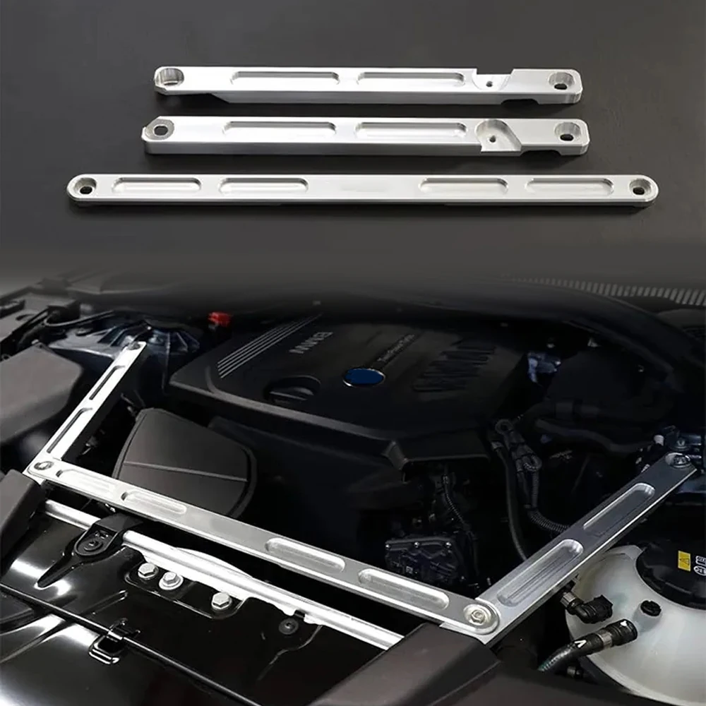 Performance Strut Brace For 2017+ BMW 5 Series G30 G31 6 Series 8 Series G14 G15 G16 Aluminum Material Cnc Process