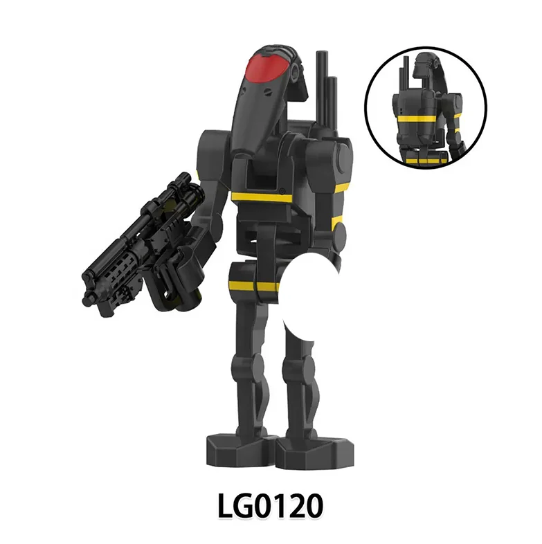 LG0115-LG0122 Baustein-Krieger-Modell Bausatz Actionfiguren Pilot Kompatibel mit Kommandodroide Modell-Bausteine Set Geschenke Spielzeug
