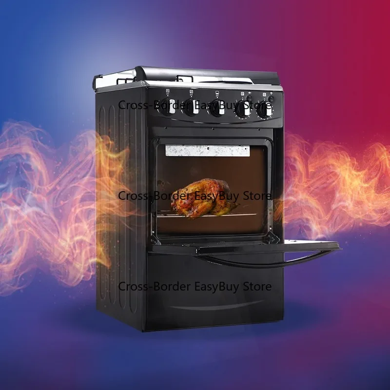 52L Large Capacity Household Electric Oven Multifunctional Baking Oven EU UK Plug with Baking Tray