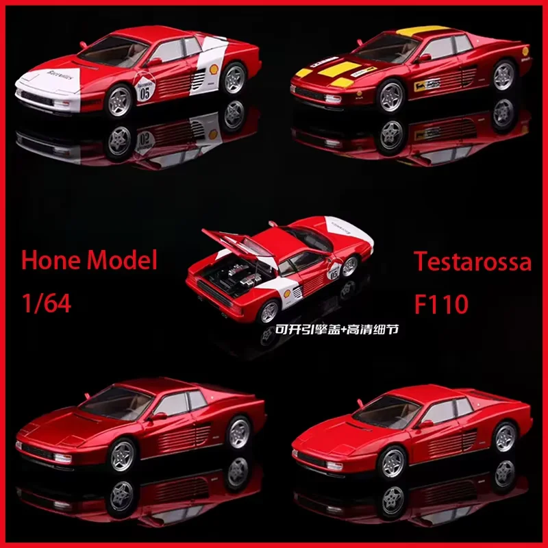 

Предпродажа, модель Hone, масштаб 1:64, Testarossa F110, модель автомобиля из сплава, статическая коллекция, украшенные праздничные подарки, игрушки, сувенирный подарок