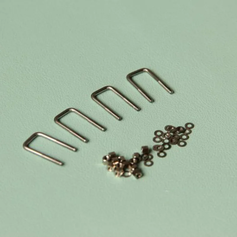 Metal U-bolt Steel Plate Screws for 1/14 Tamiya RC Truck Trailer Tipper Scania MAN Benz Actros Volvo Car Diy Parts
