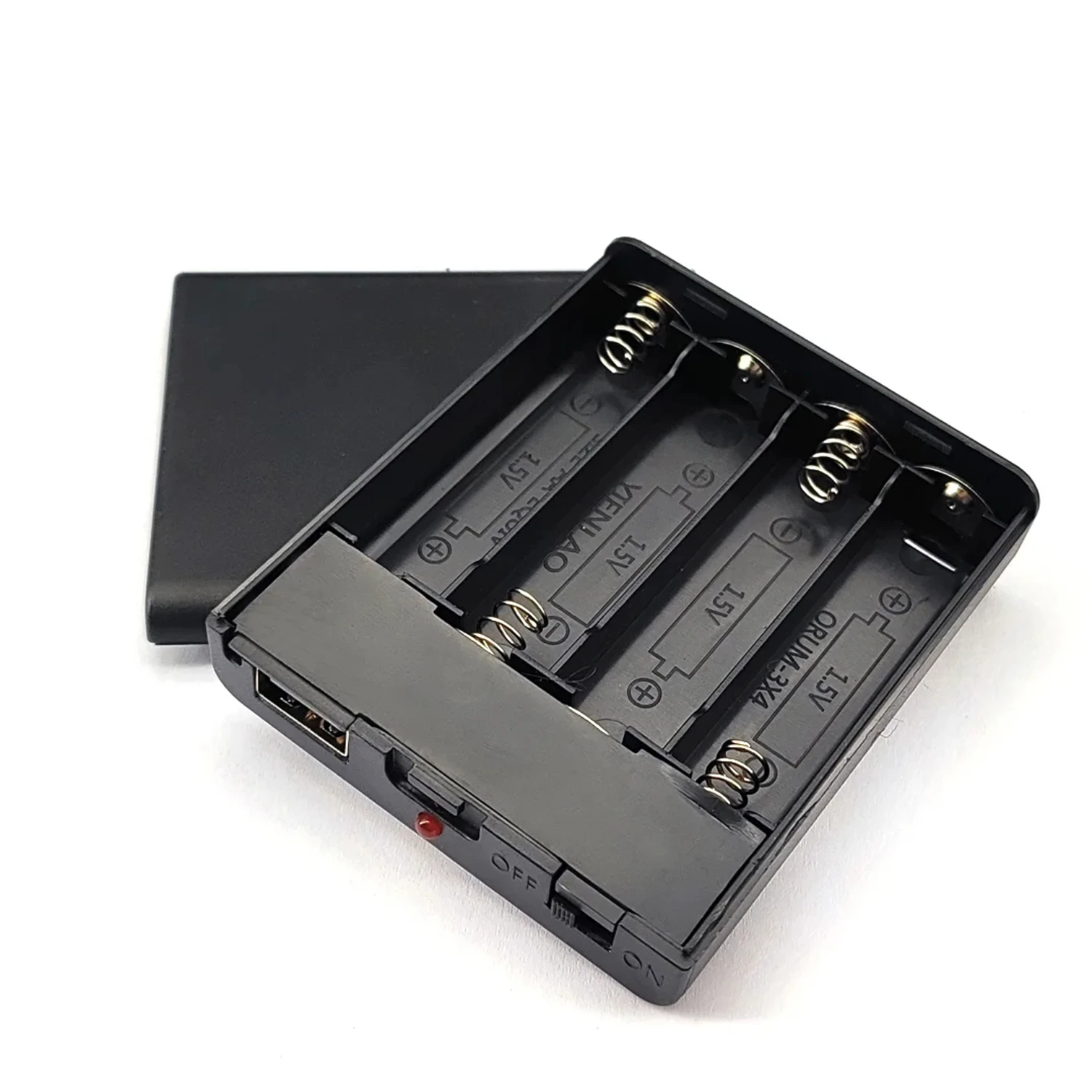 AA Battery Case With Power  With USB Socket AA Battery Box 3Slots Or 4 slots AA Battery Holder