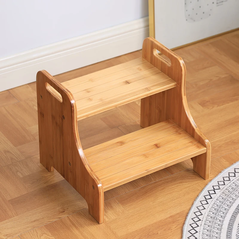 Footstools, solid wood staircase steps, footrests, washes, footrests, step heightened stools