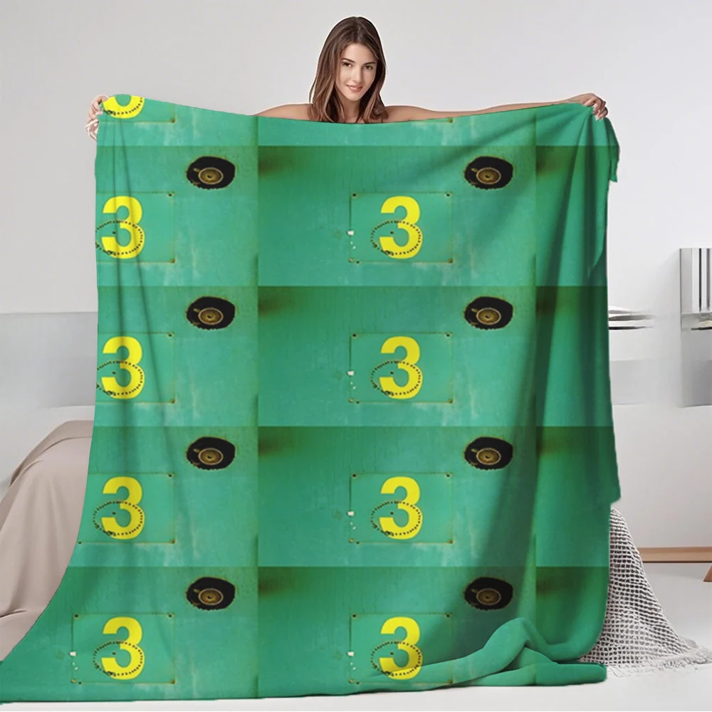 

Flannel Cozy Blanket 3 With Skin-friendly Wrinkle-resistant Nordic Pattern Throw Blanket Bed Scarf Blankets For Seniors Airplane
