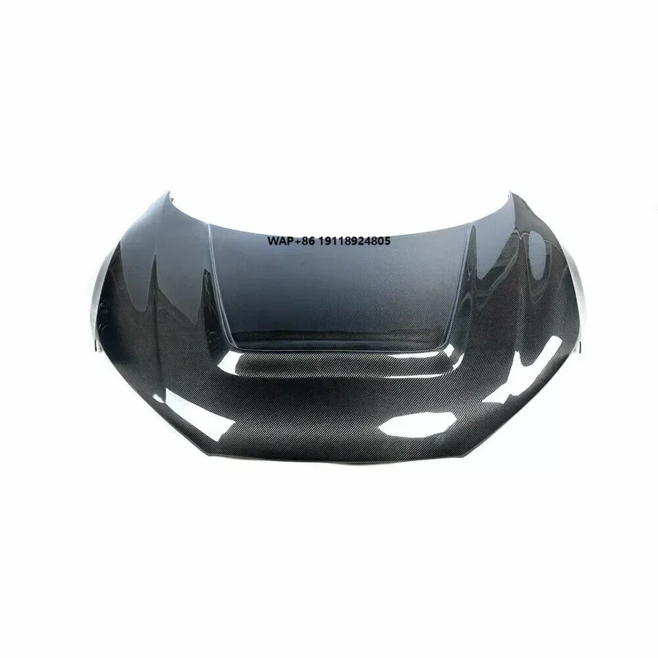 

For R8 V8 V10 2007-2015 Auto Front Engine Bonnet Hood Cover Carbon Fiber