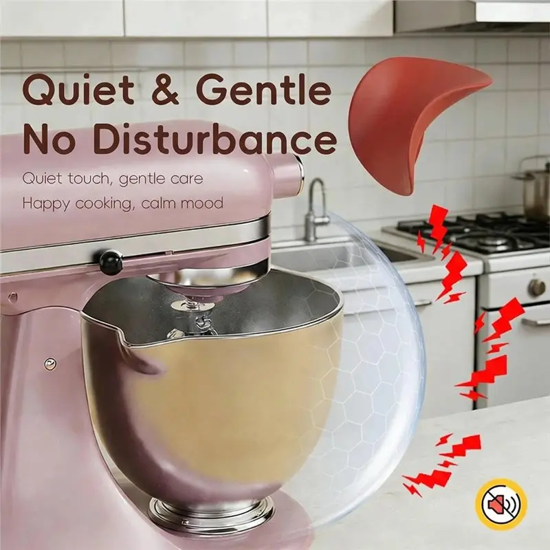 ABKY-Flour Funnel For Mixer Clip-On Accessory Hands-Free For Baking, Fits All Standmixers, Space-Saving Design
