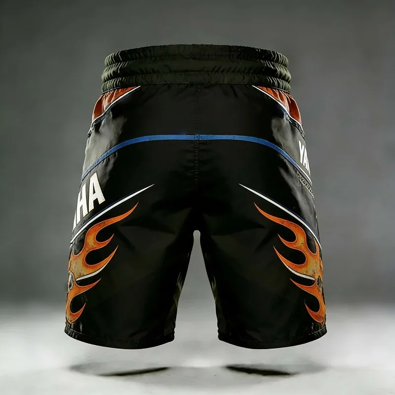 2026 Summer New Yamaha Trend Fashion Sports Outdoor Fitness Shorts  Men Women Large Casual Motorcycle Riding Shorts
