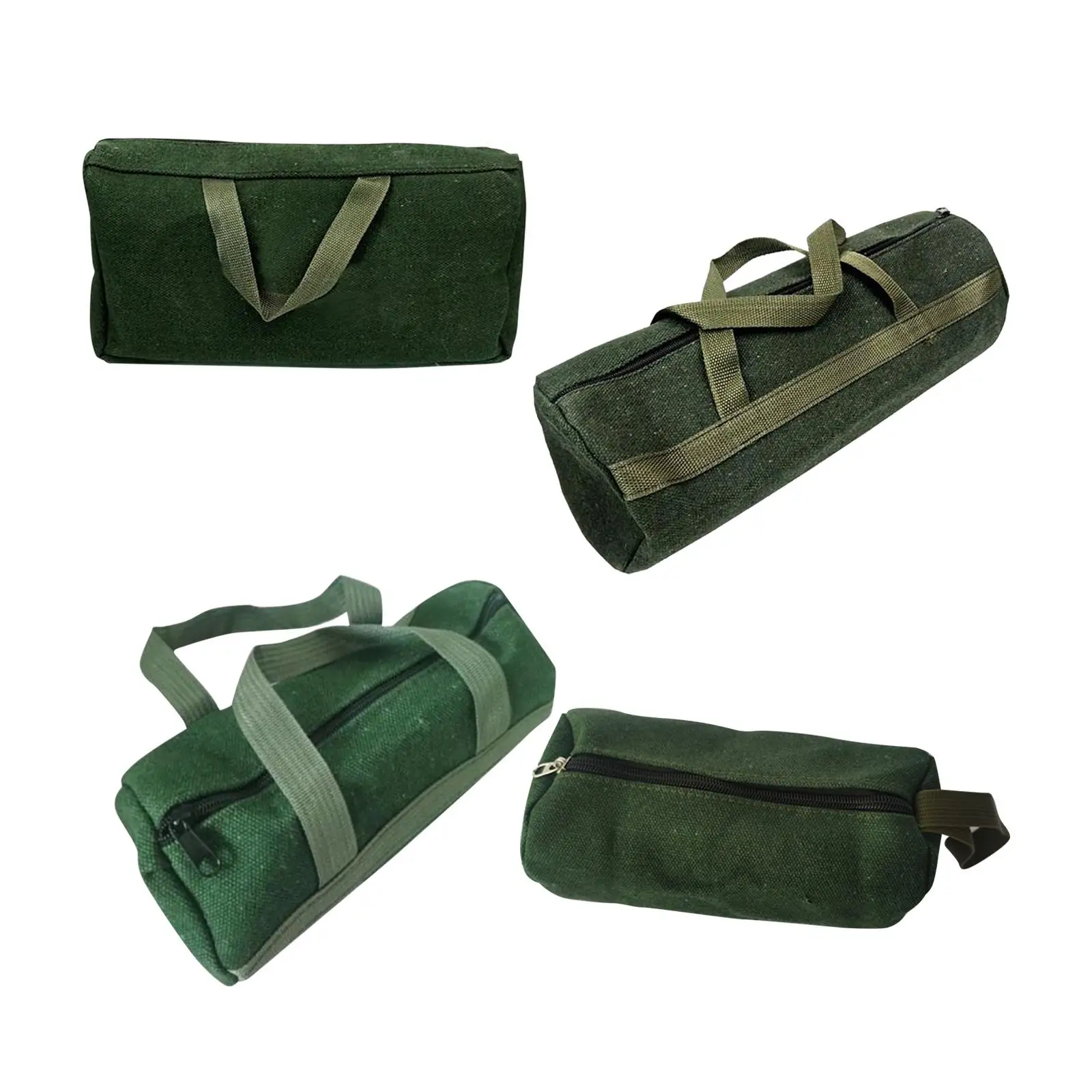 Tool Bag, Thick Canvas Bag, Zippered Instrument Case, Multi-functional Storage