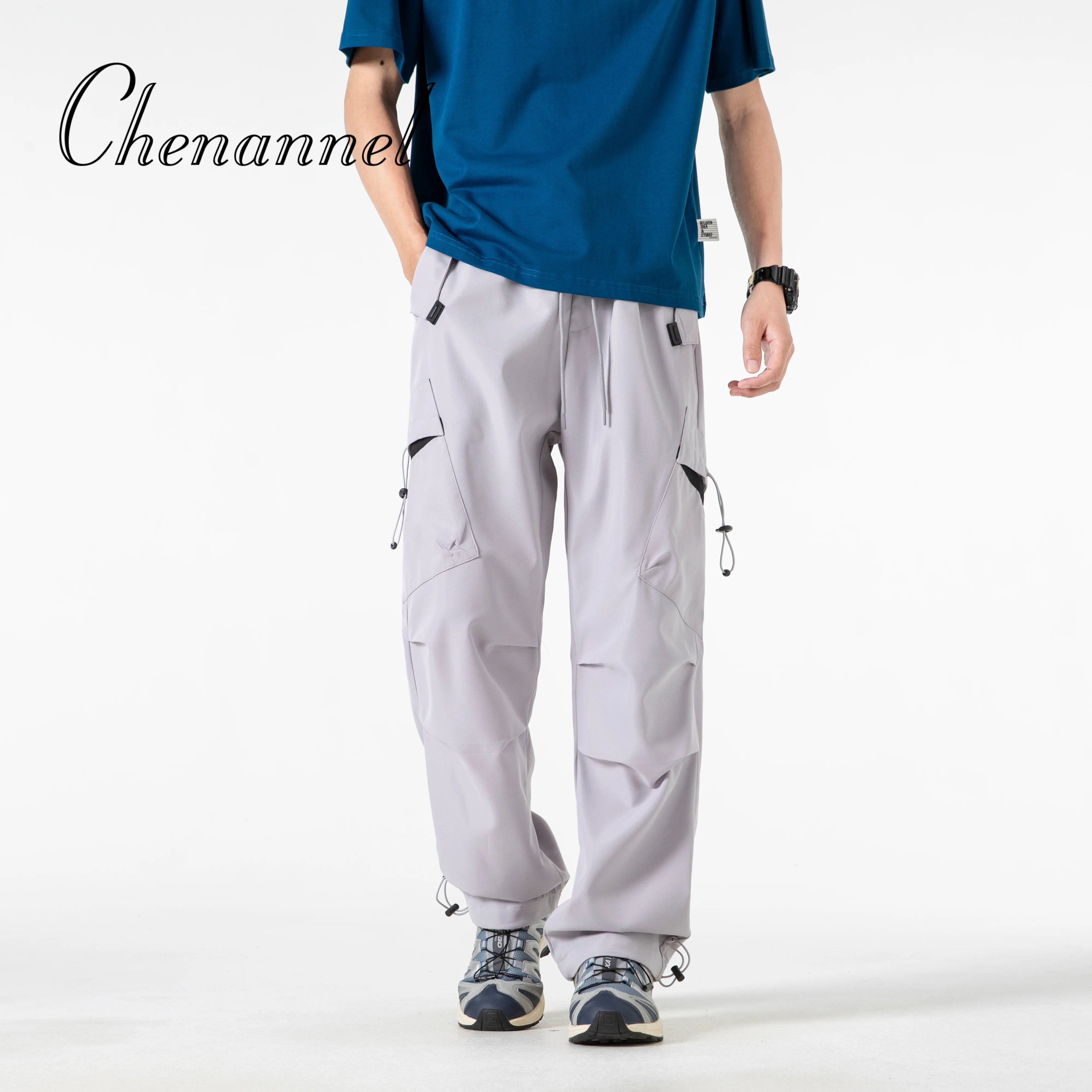 

Пуховые брюки в горном стиле для мужчин, осенние функциональные брюки для скалолазания на открытом воздухе, быстросохнущие рабочие брюки, повседневные брюки с прямыми штанинами